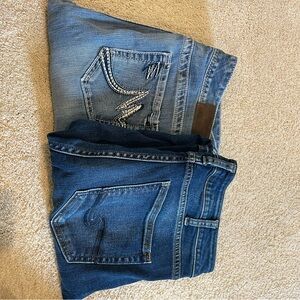 Stylish Blue Denim Jeans Set